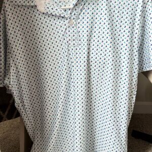 Barbell Athletic Active Polo Muscle Bicep Pattern Gym Fitness